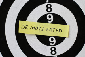 Feeling demotivated