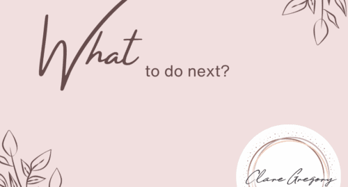 What to do next?
